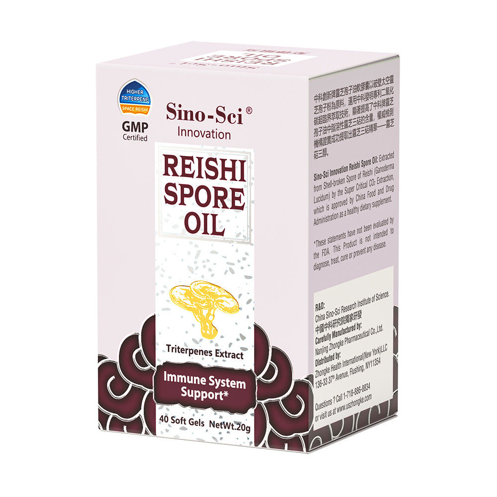 Sino-Sci Innovation Reishi Spore Oil Softgel - Triterpenes ≥ 40%