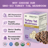 Sino-Sci Turkey Tail Mushroom Supplement - Immune Support