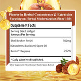 Sino-Sci Reishi Spore Oil Softgel - Triterpenes ≥ 32%