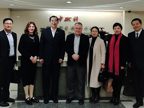 Jeff Janiszewski, Senior VP, Empire State Development, visited Sino-Sci