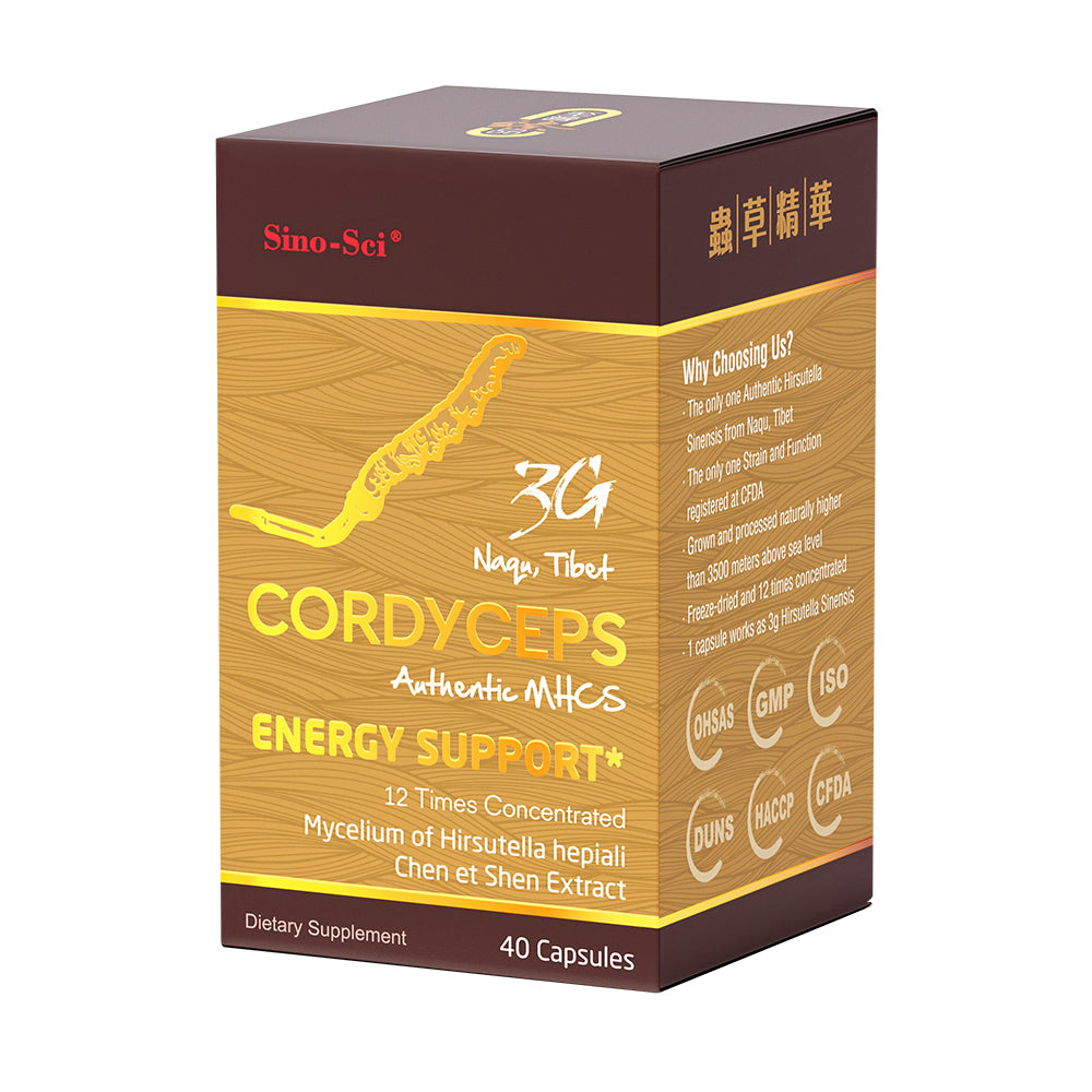 Sino-Sci Cordyceps 3G Capsule - Energy Support Immunity Booster