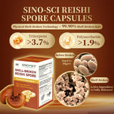 Sino-Sci Reishi Mushroom Spore Capsules (2nd Gen) - Immune System Booster