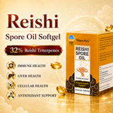 Sino-Sci Reishi Spore Oil Softgel - Triterpenes ≥ 32%