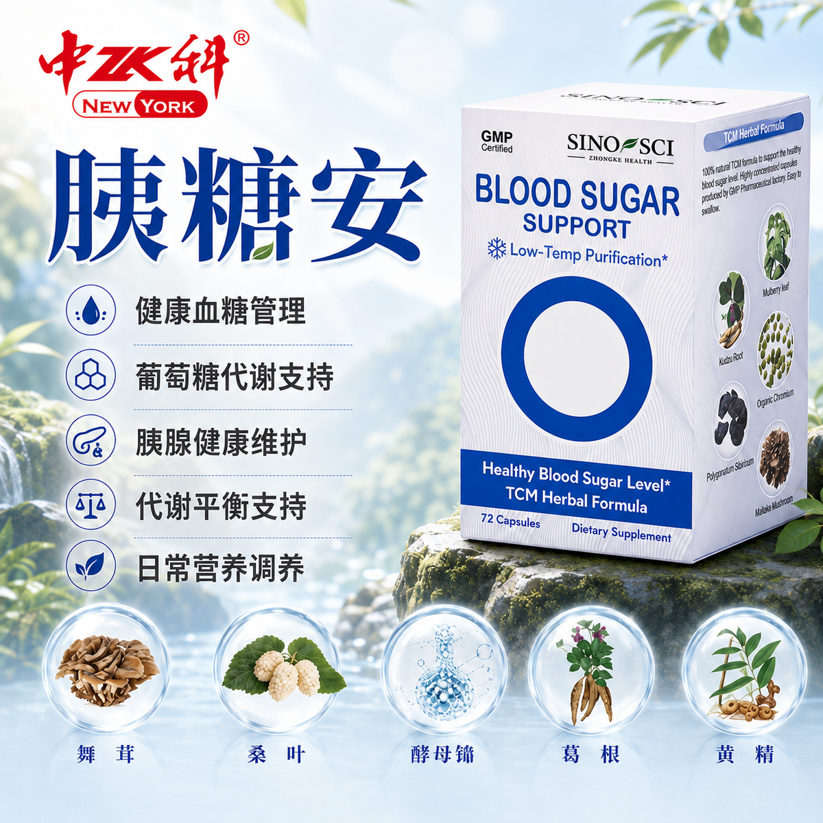 中科胰糖安 - 平衡血糖 缓解并发症 72粒
