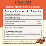 Sino-Sci Reishi Mushroom Capsules - Sino-Sci